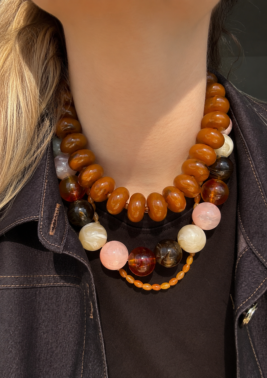 WOODY Beaded Necklace