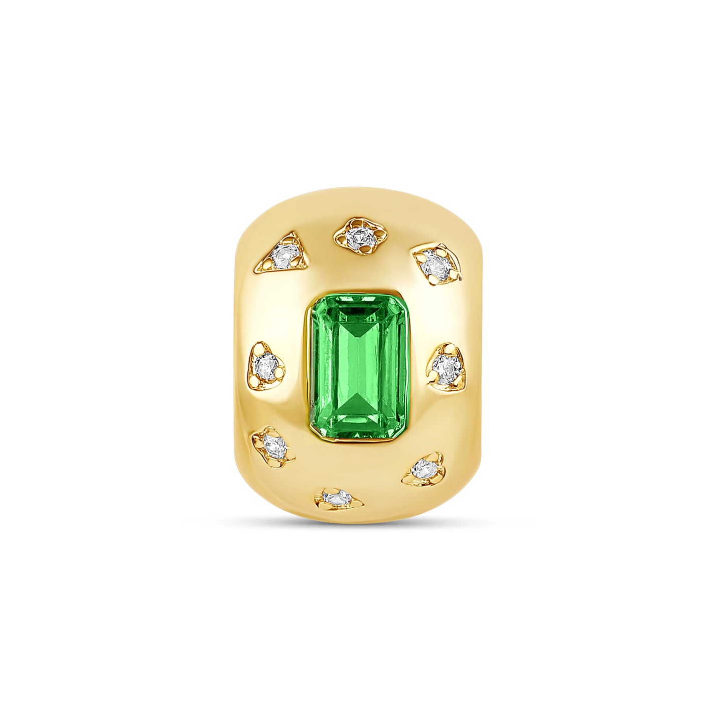 Baguette Stone Spacer Charm