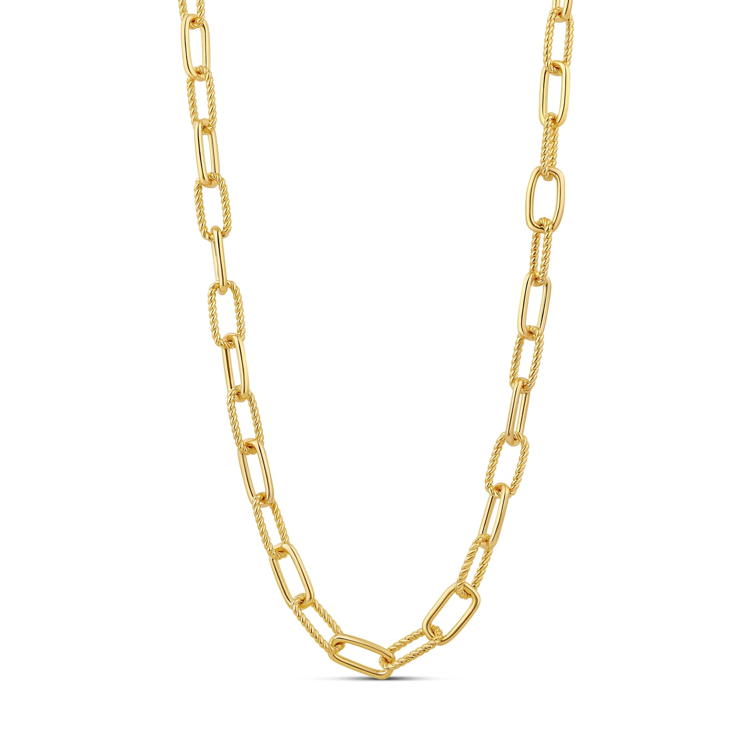 Rope Paperclip Necklace