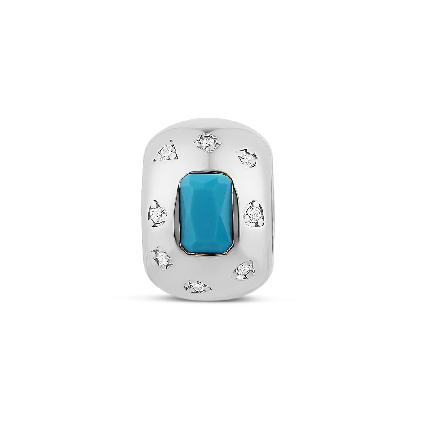 Baguette Stone Spacer Charm
