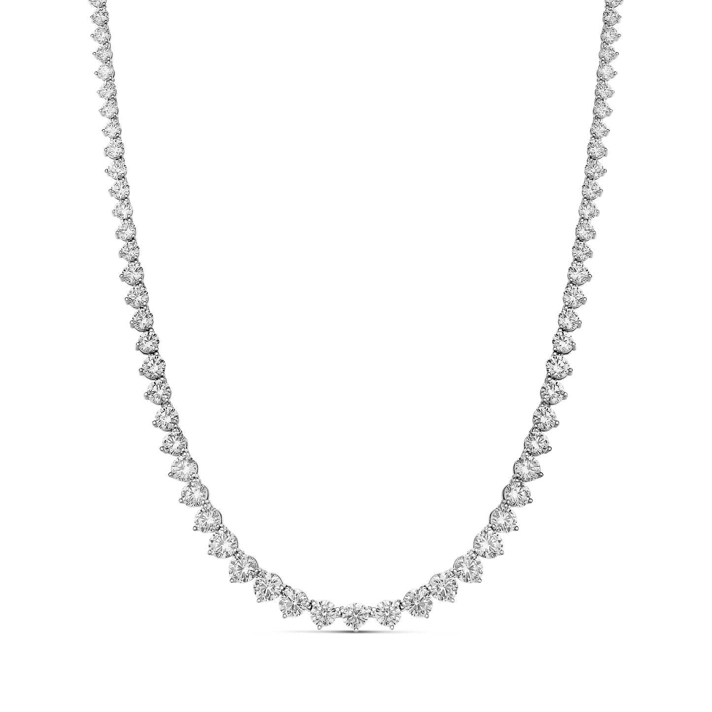 5mm - Graduated Bling Tennis Necklace