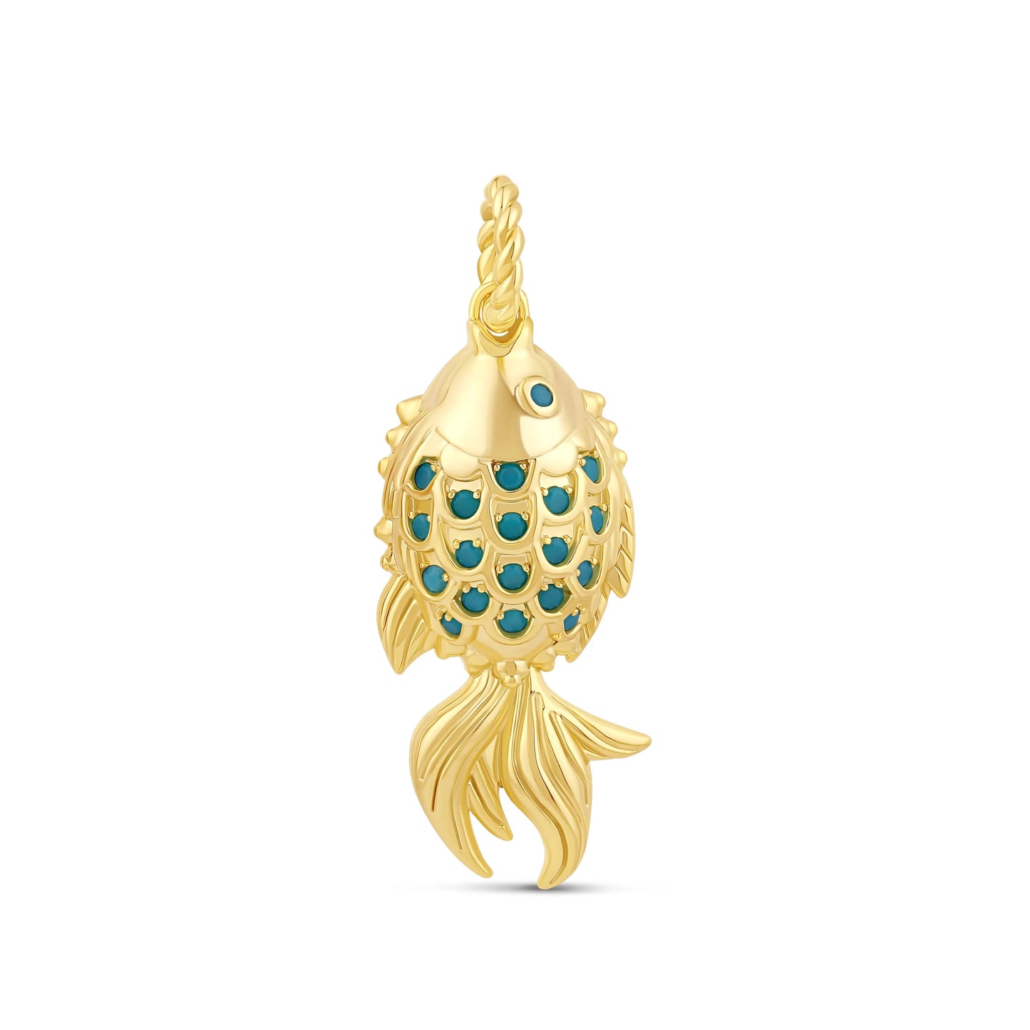 Golden Fish Charm