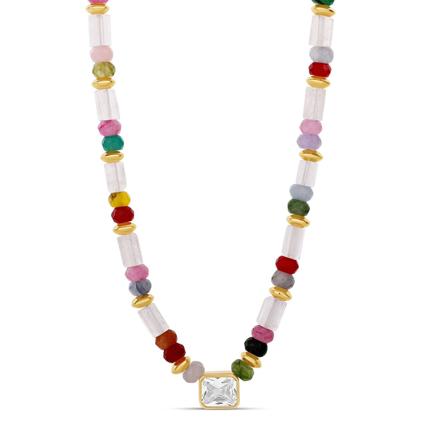 Confetti Gemstone Necklace