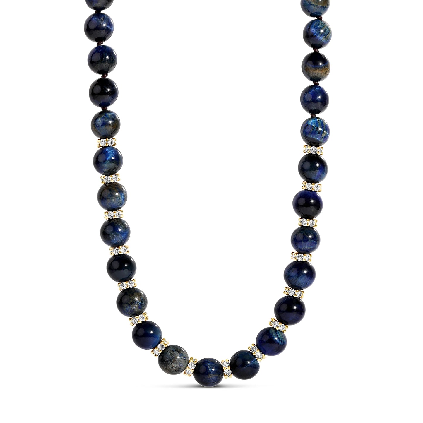 Tiger Eye Fancy Beaded Necklace