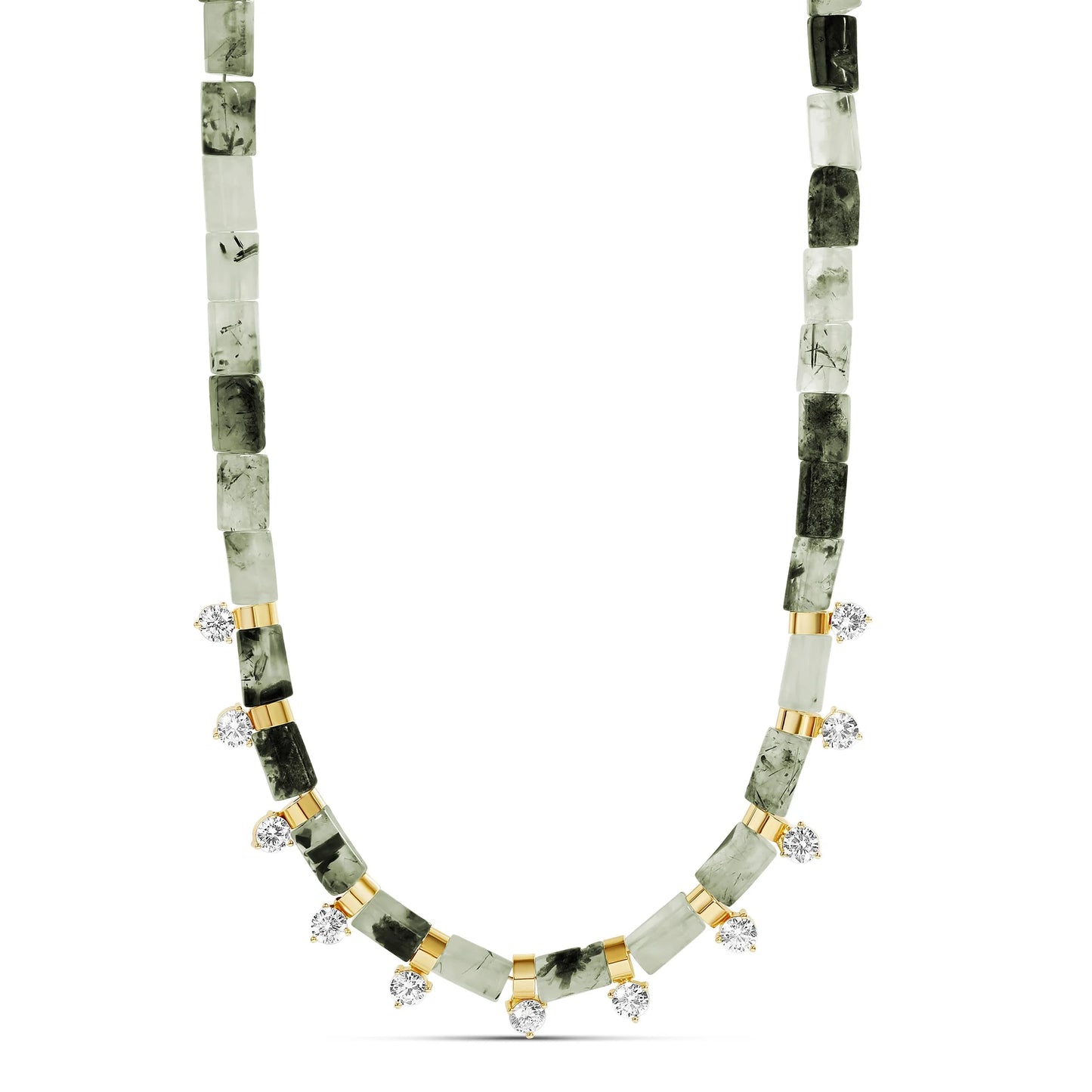 Green Muse Jade Spike Necklace