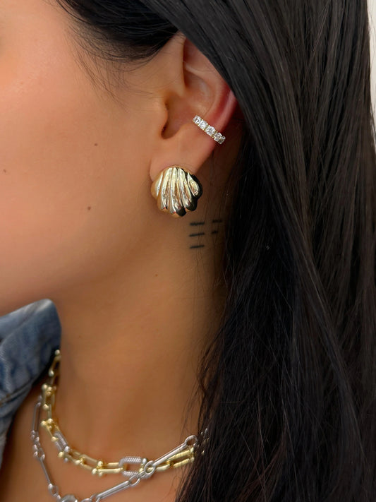Tide Shell Earring Studs