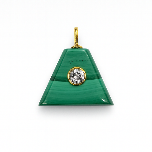 Malachite Shapes Charms