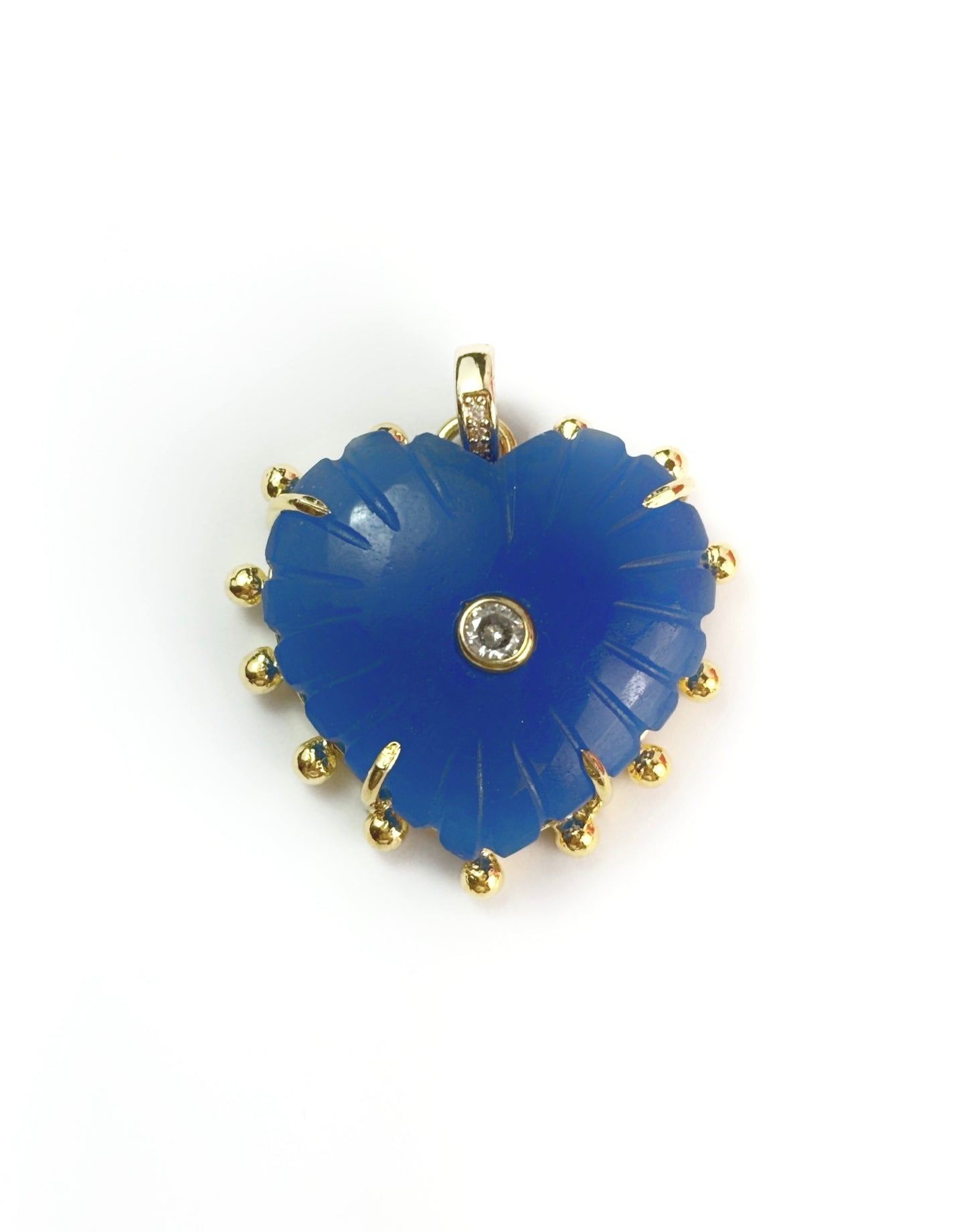 Dije de corazón con punta vintage