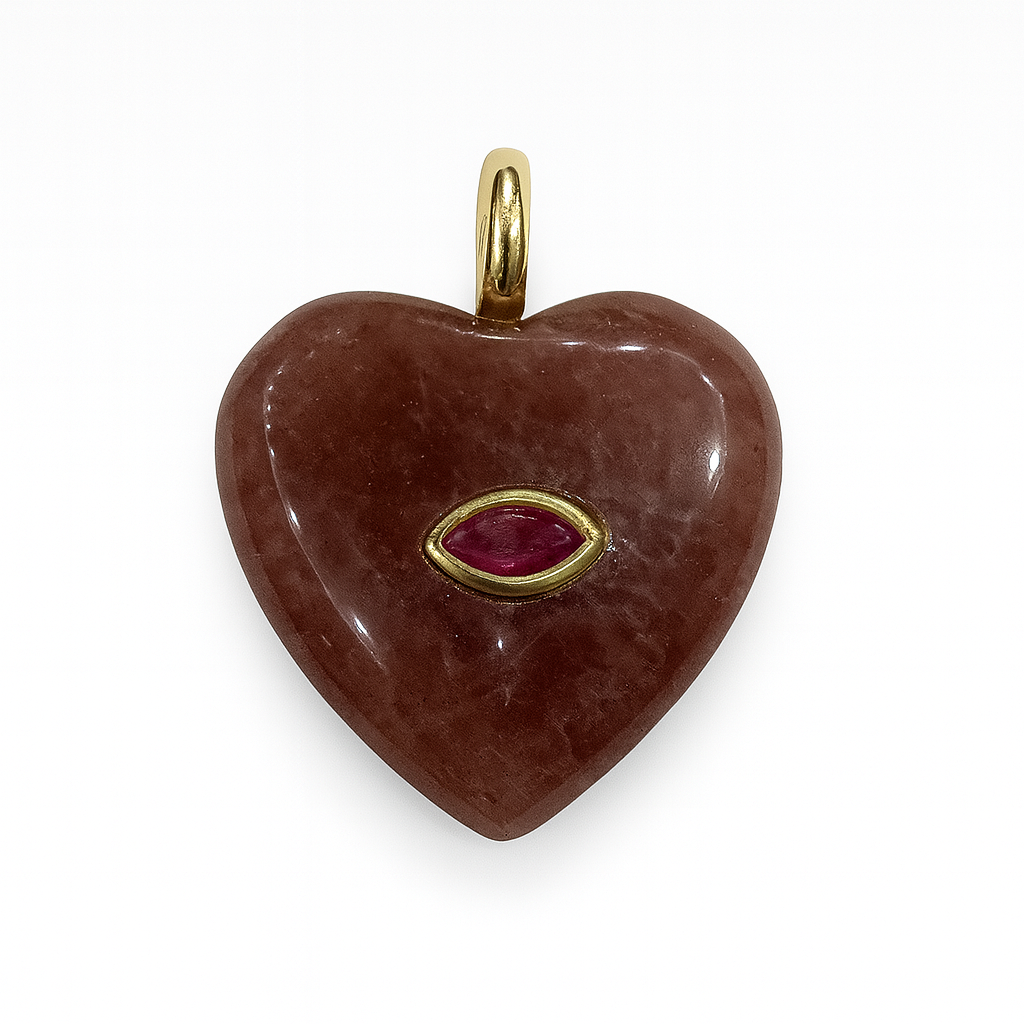 Amuleto de la suerte de piedra
