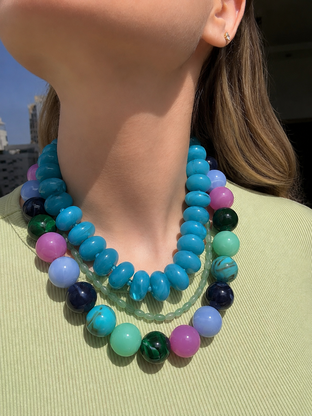 Wildberry Beaded Necklace π«π