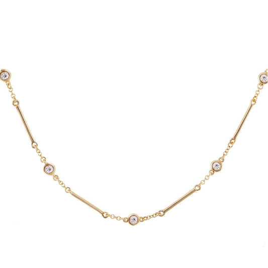 SBJ Strand & Bar Chain Necklace