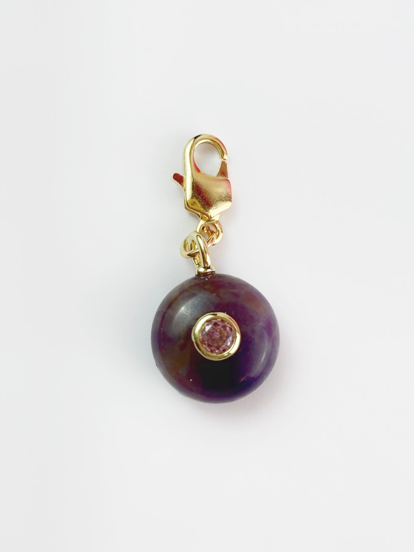 Lobster Hook Natural Stone Charms