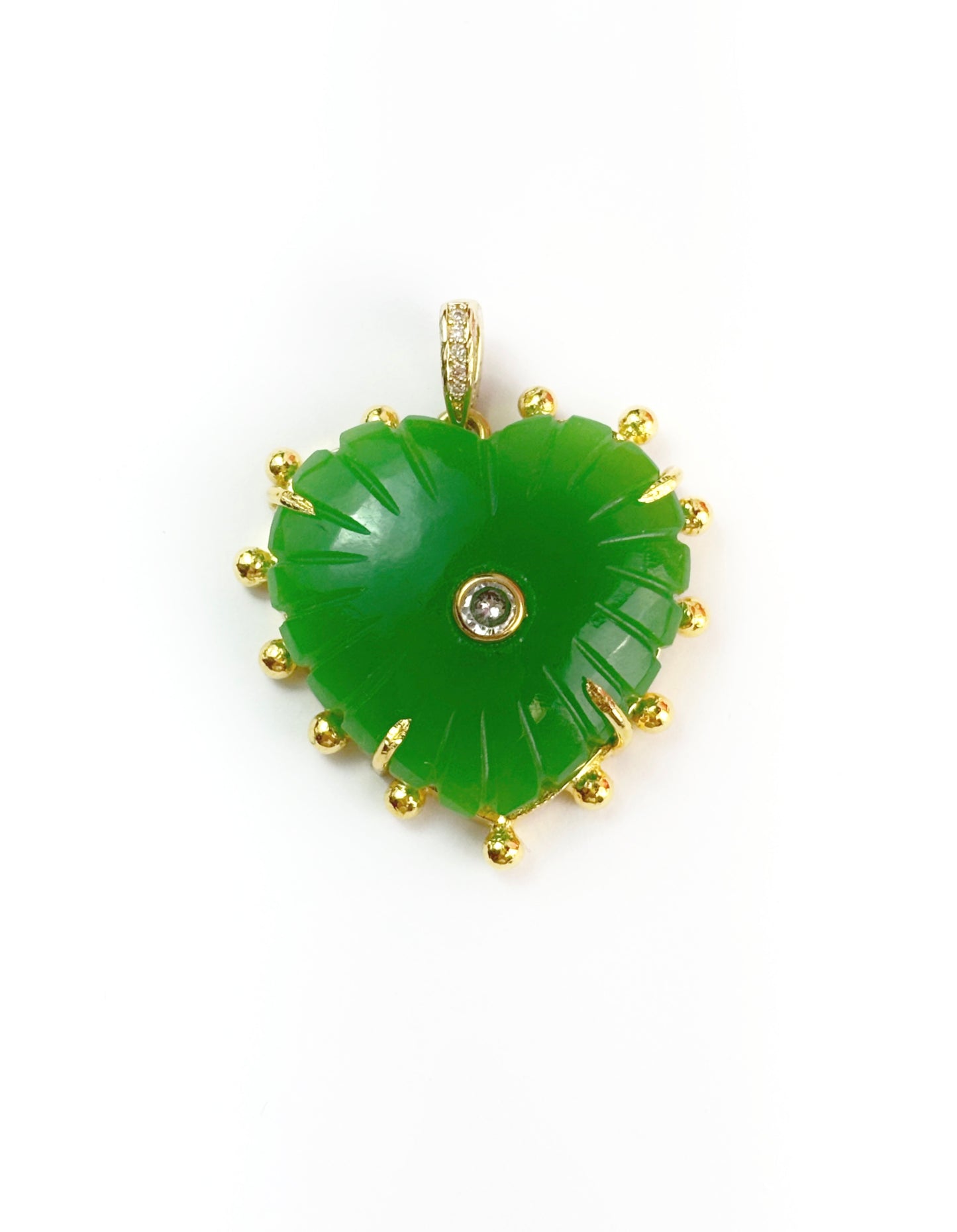 Dije de corazón con punta vintage