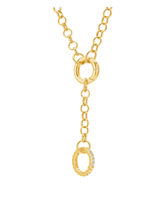 3 in 1 Lariat Clasp Rolo Chain