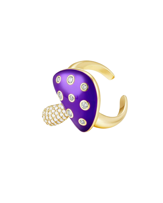 Magic Mushroom Adjustable Ring