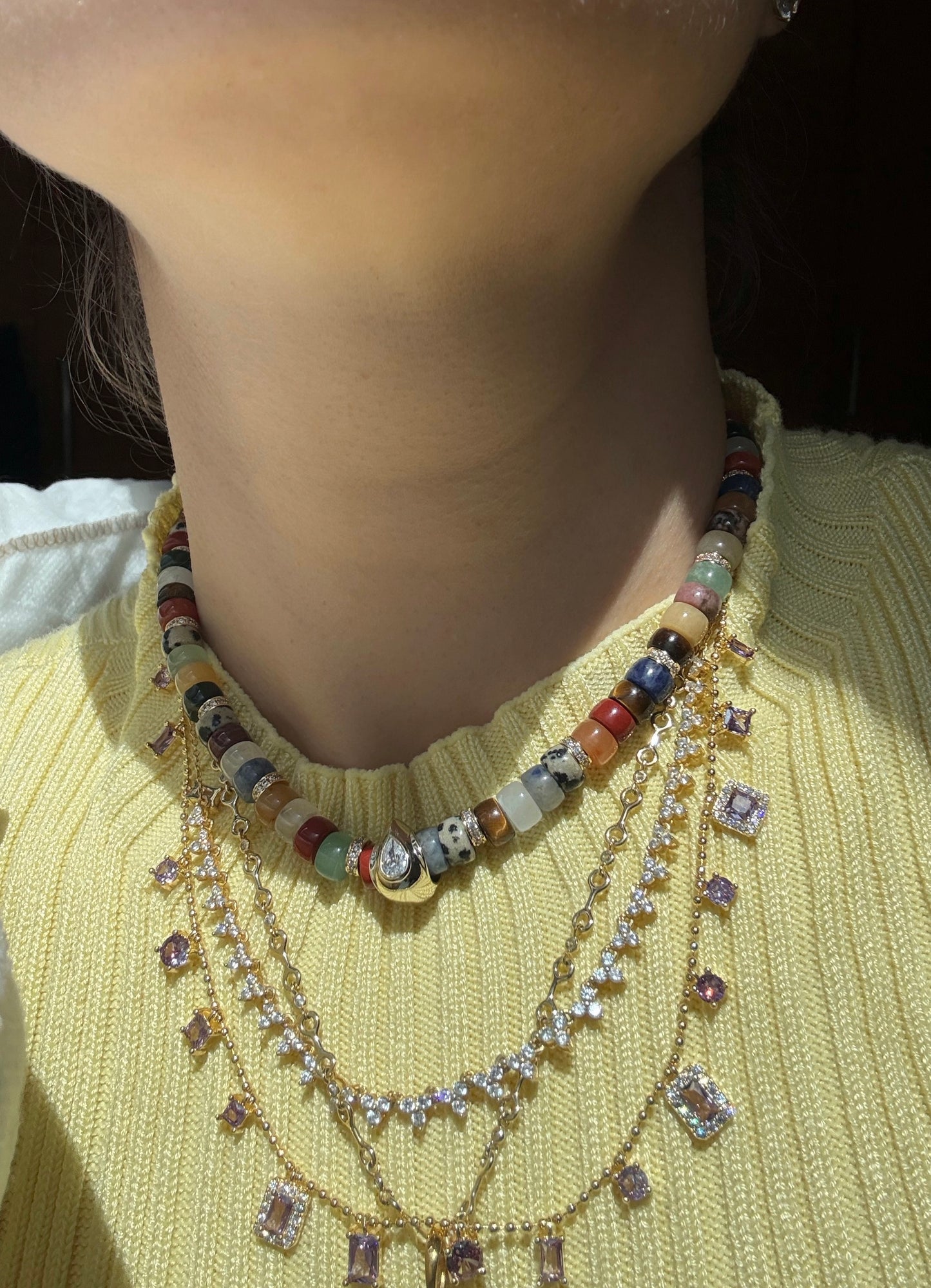 Mosaic Pukka Necklace