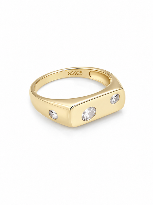 SBJ Signet Bar Ring