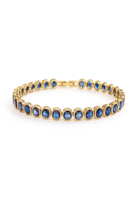 Vivianne Oval Bezel Tennis Bracelet
