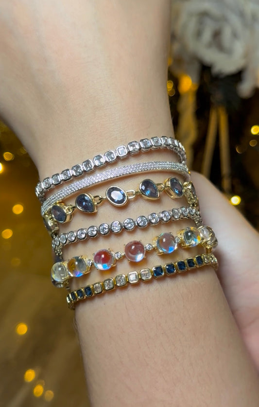 Bubble Moonstone Bracelet