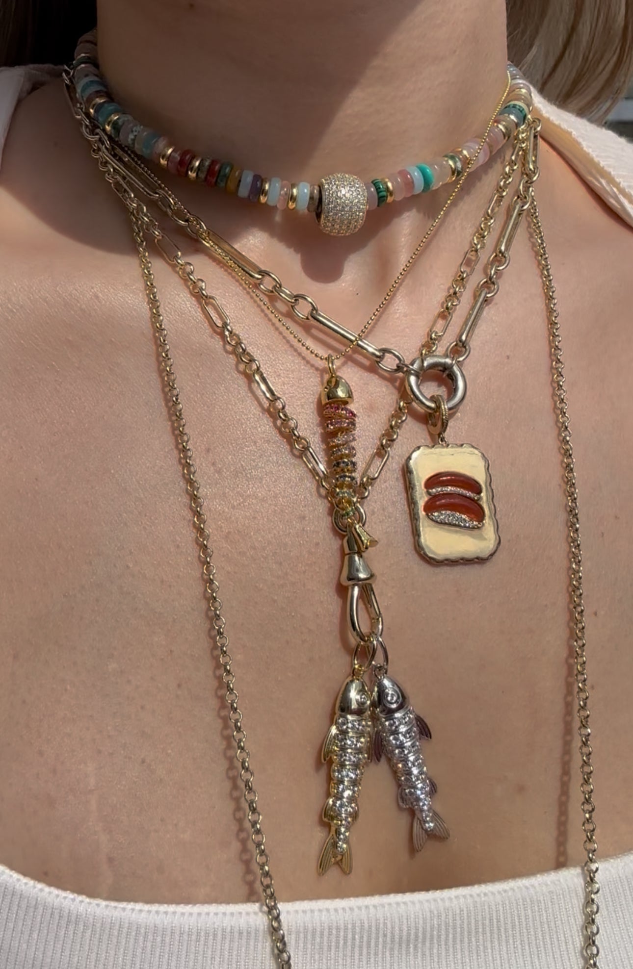 Charm de pez arcoíris