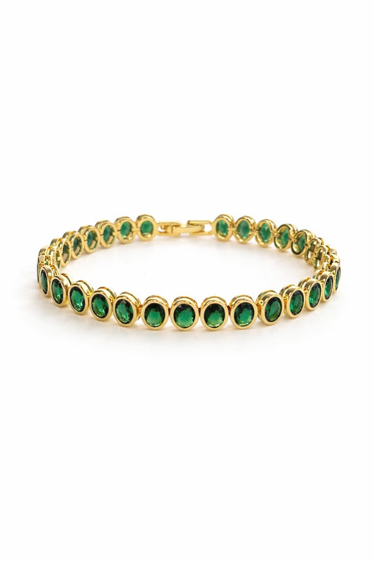 Vivianne Oval Bezel Tennis Bracelet