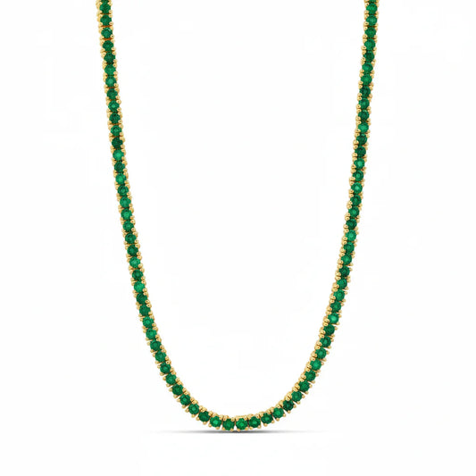 Collar Fino de Tenis de Colores