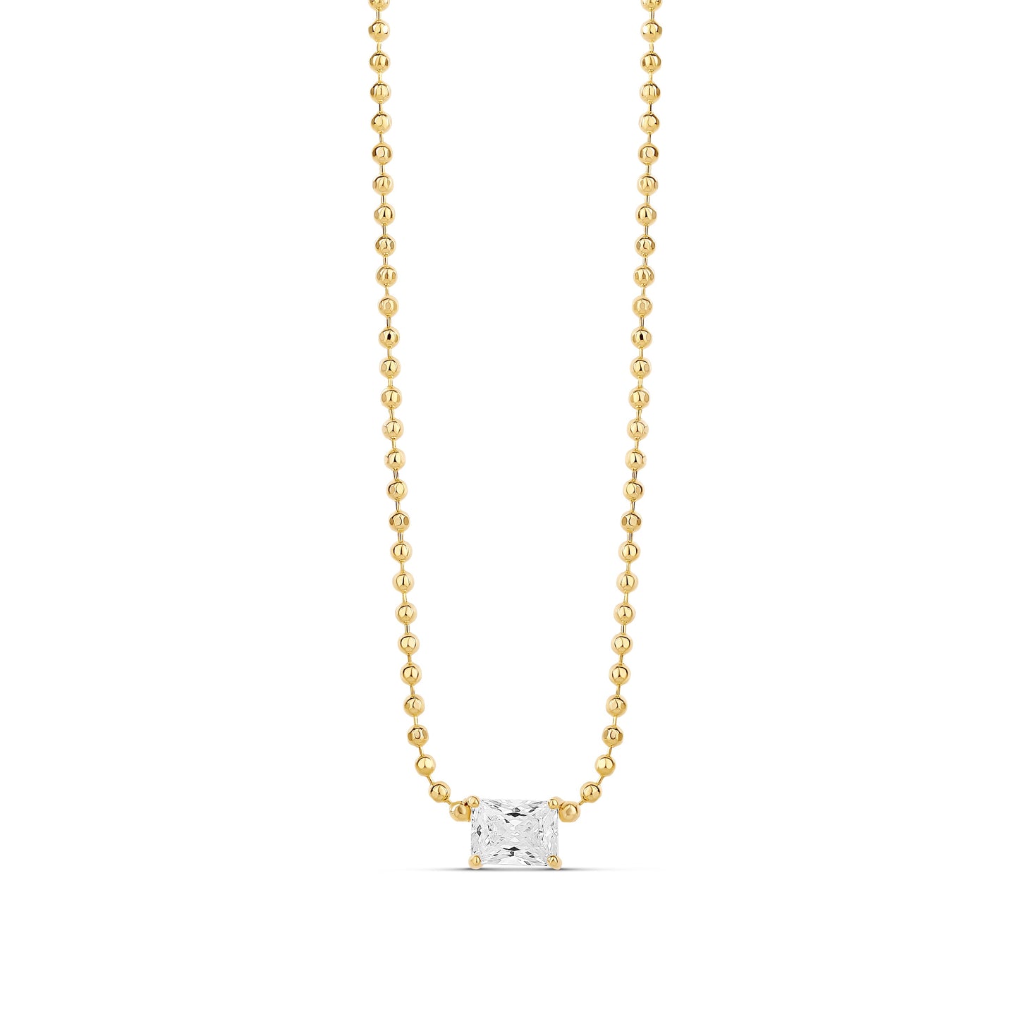 Collar de piedra y estrella maciza