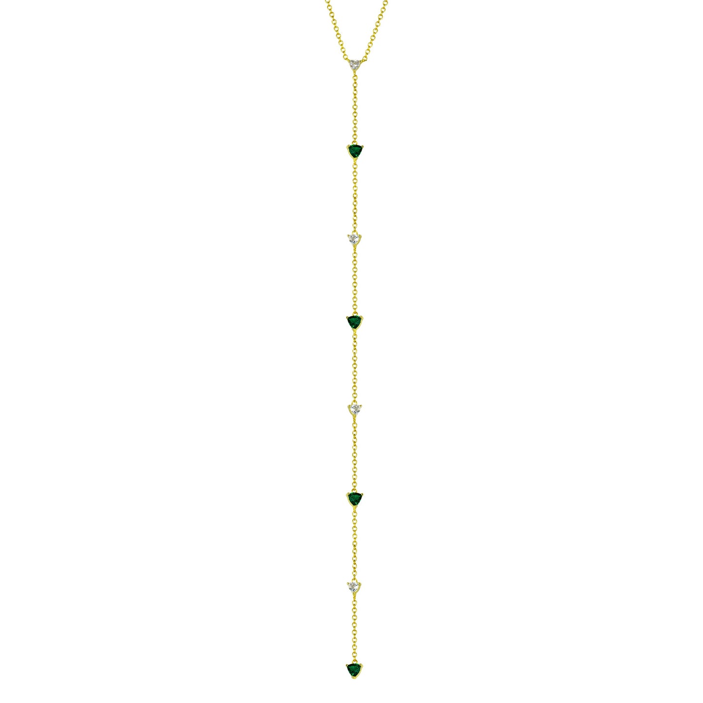Emerald Triangles Lariat