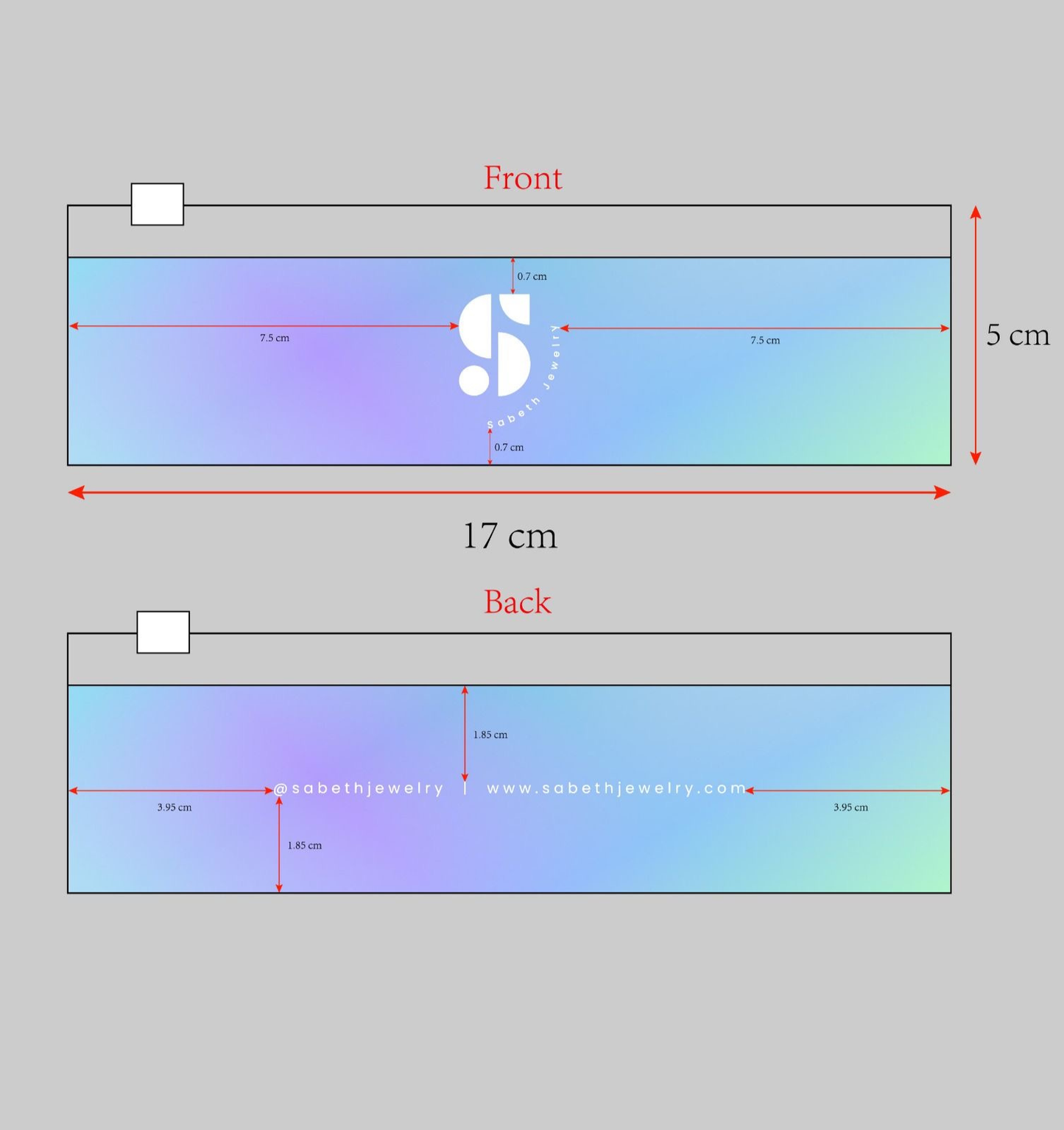 SBJ Irisdecent Travel Pouches