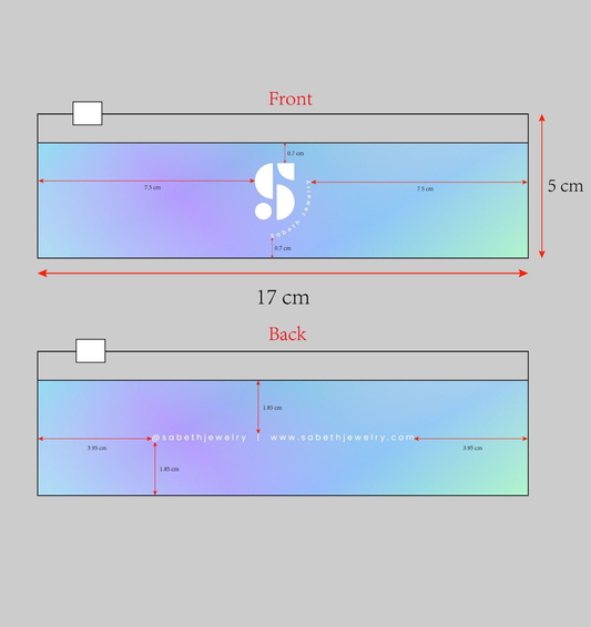 SBJ Irisdecent Travel Pouches