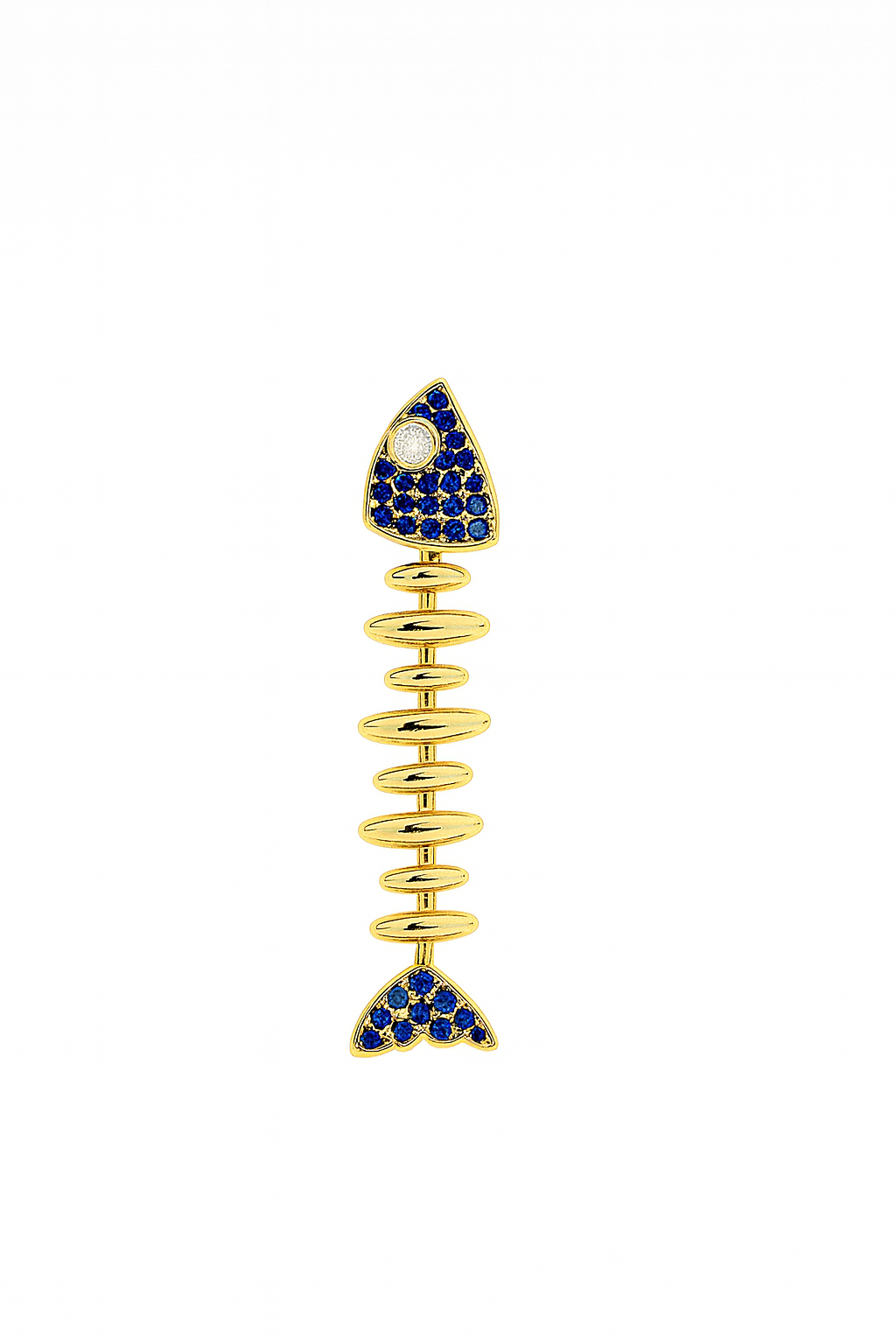Charm de espina de pescado larga