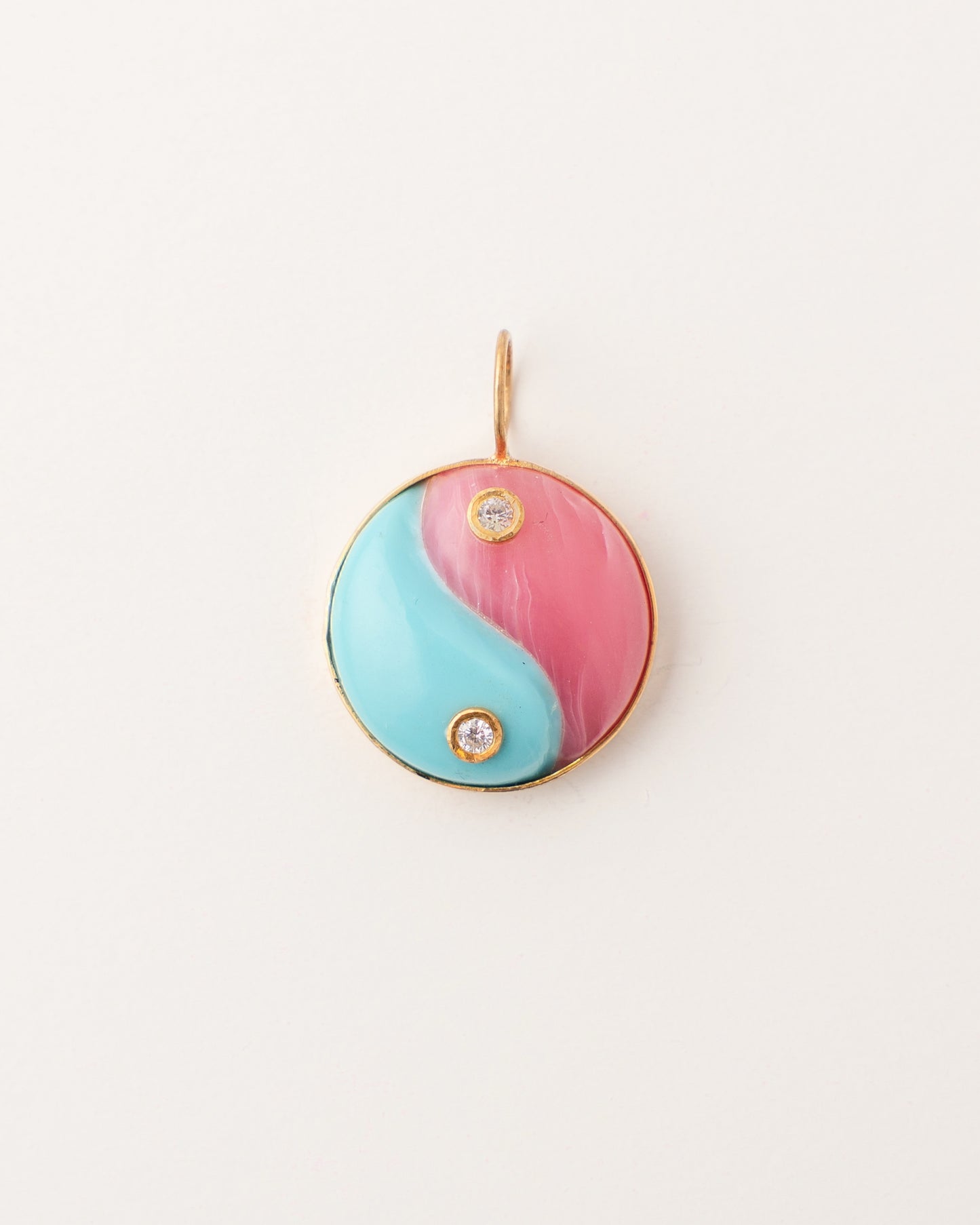 Yin Yang Gemtone Charm