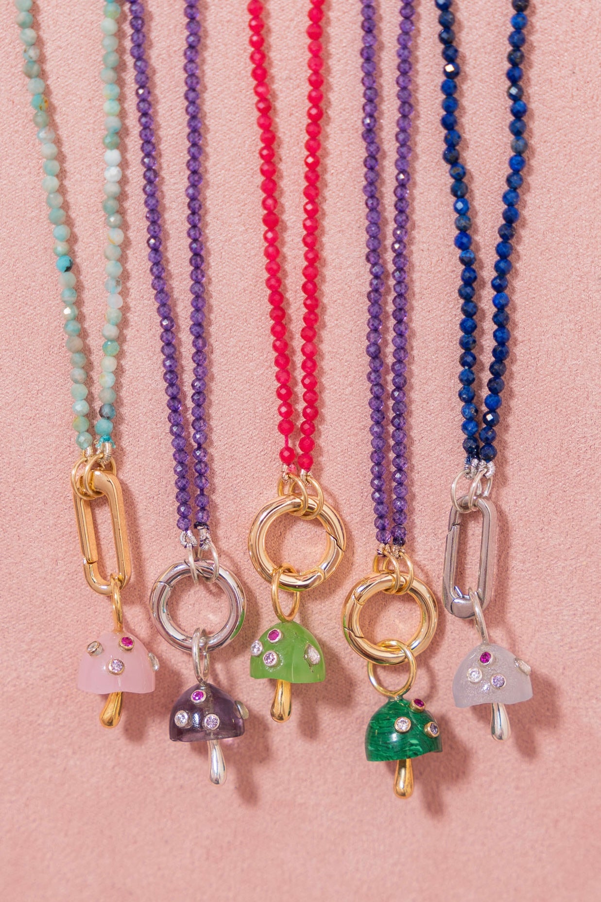 Lollipop Mushroom Charm