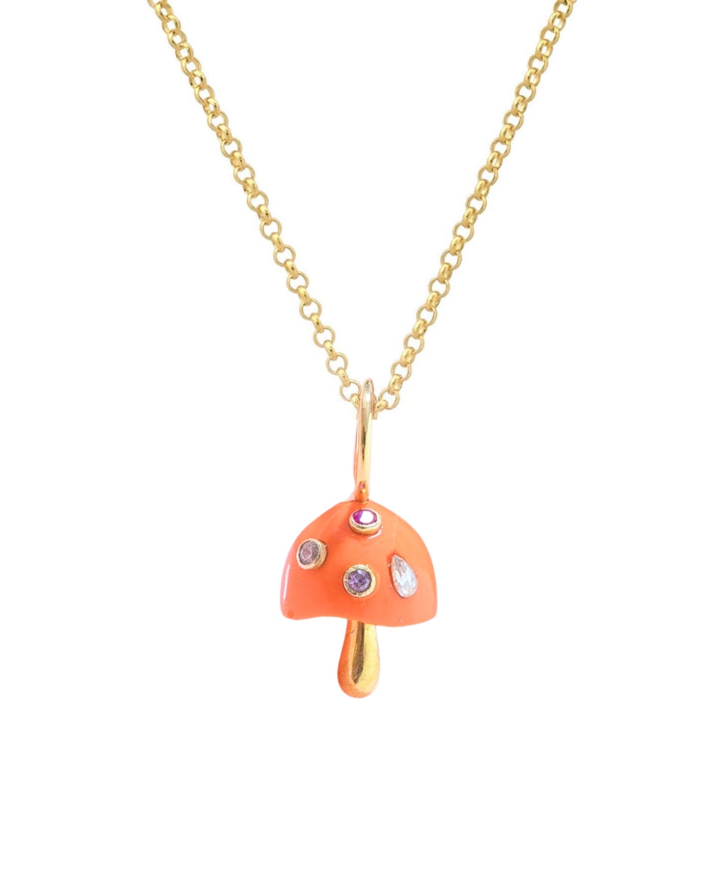 Lollipop Mushroom Charm