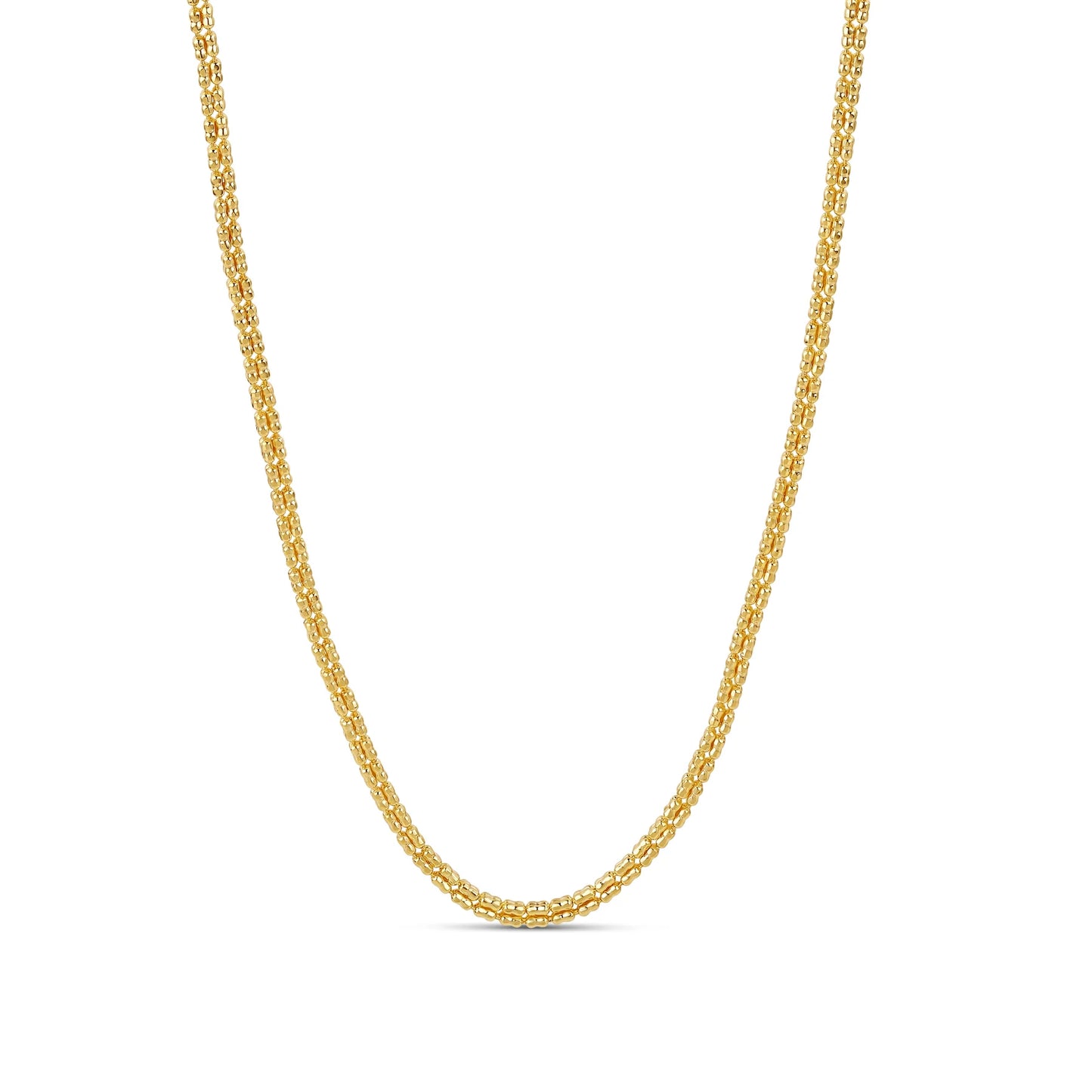 Collar con corte de diamante cúbico
