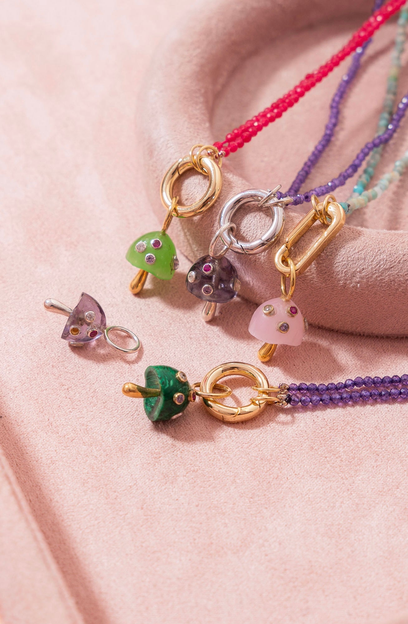 Lollipop Mushroom Charm