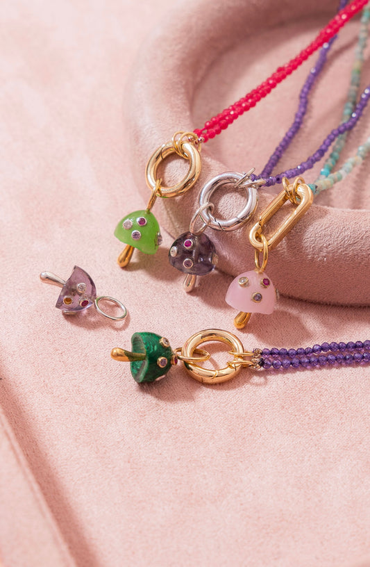 Lollipop Mushroom Charm