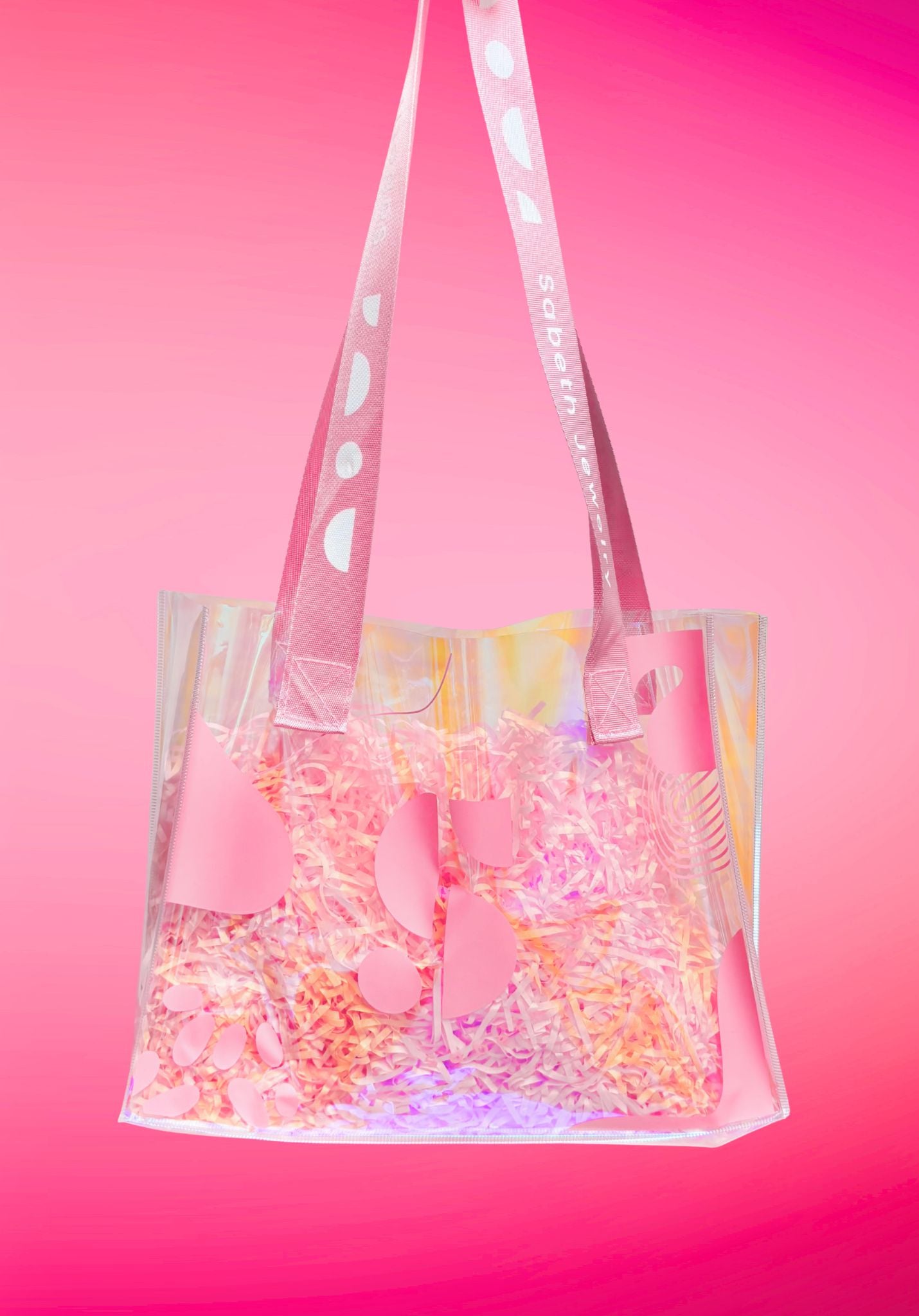 SBJ Mini Holographic Tote Bag