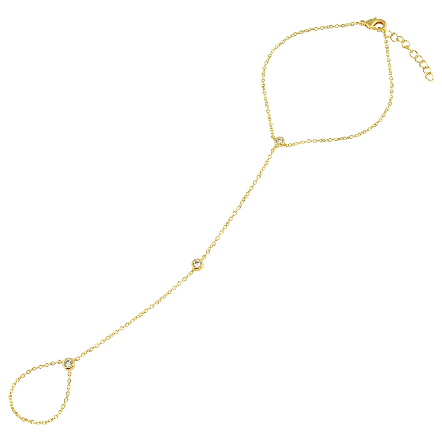 3 Bezel Hand Chain