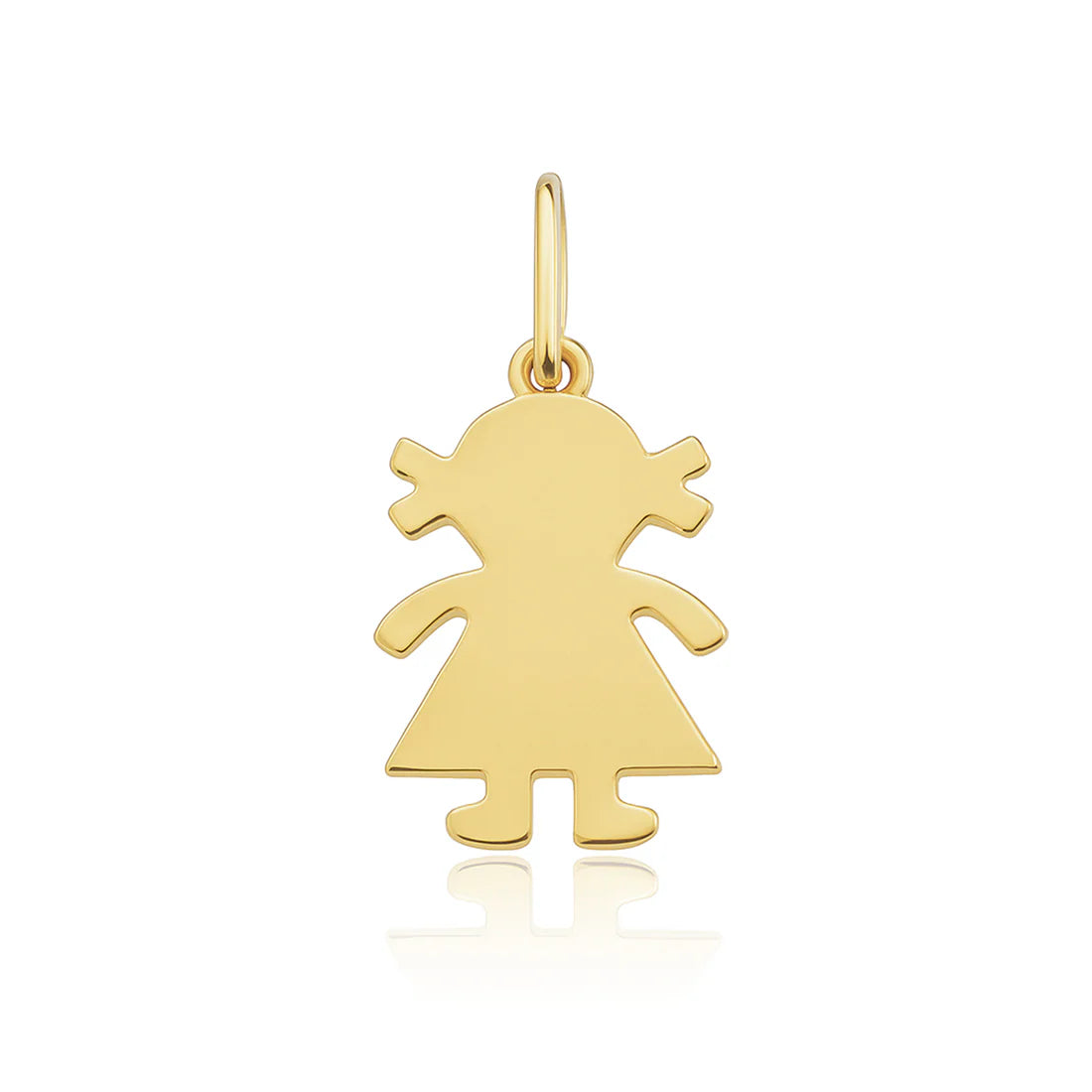 14k Gold Girl Charm