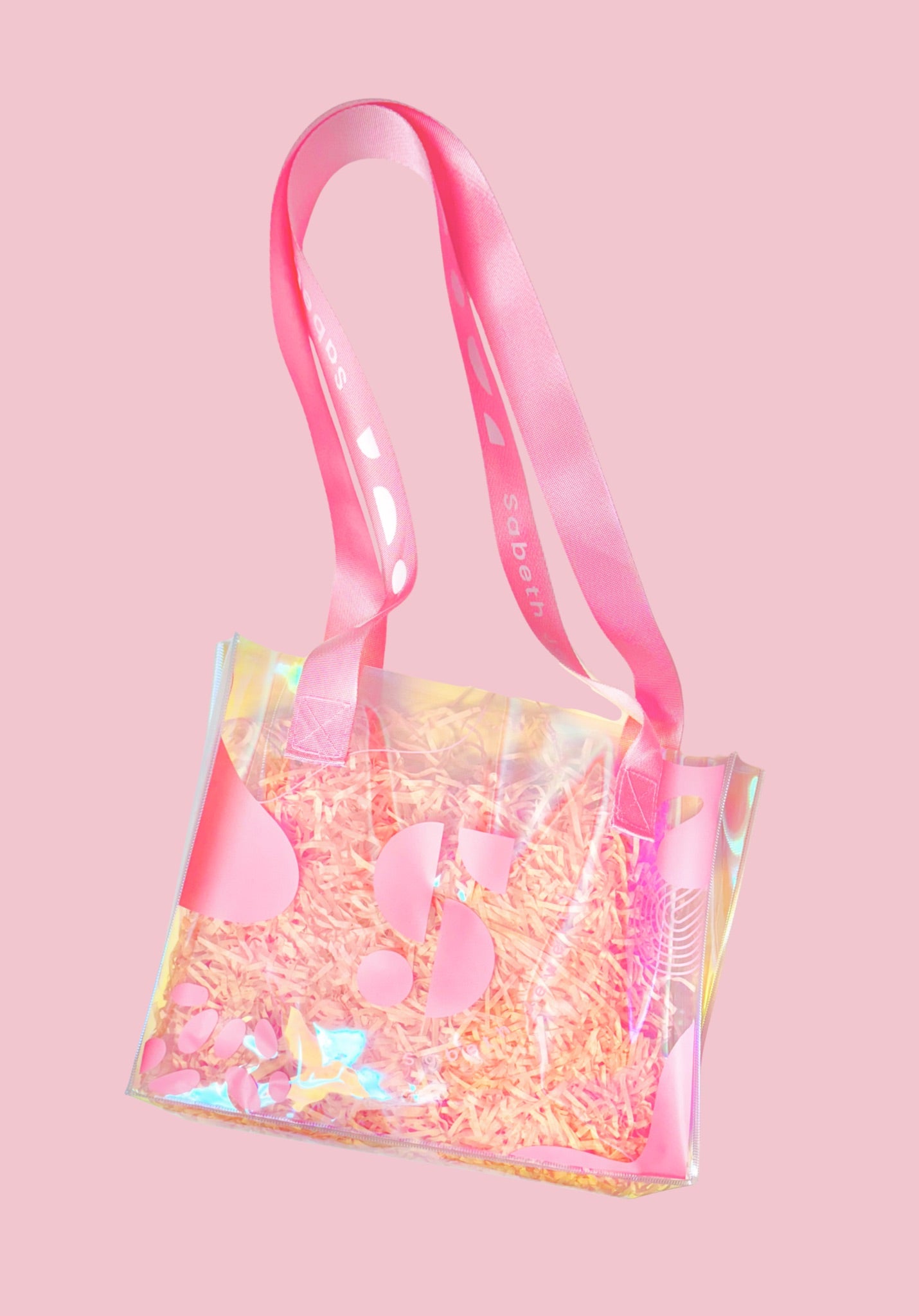 SBJ Mini Holographic Tote Bag