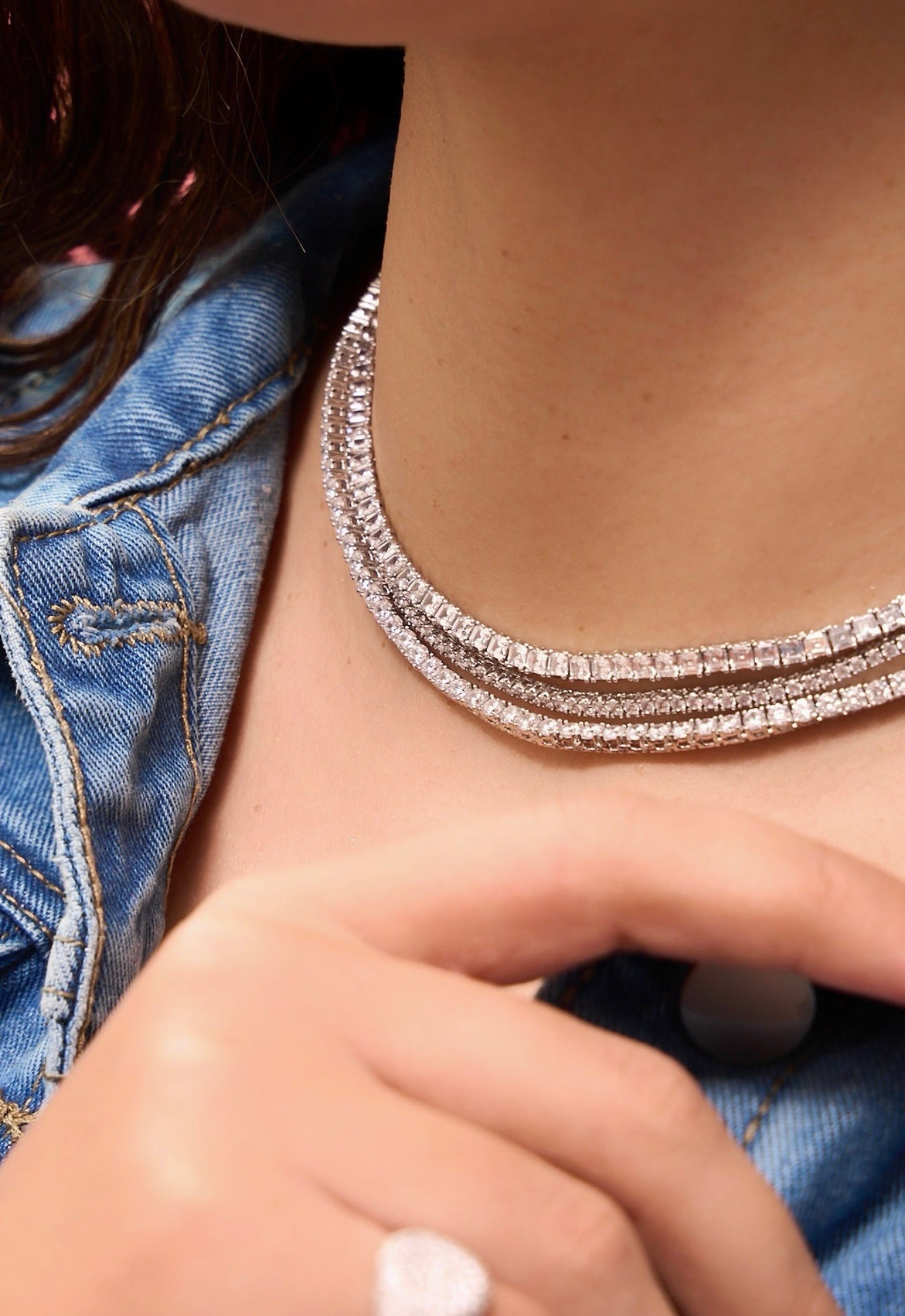 3mm - Classic Silver Tennis Choker