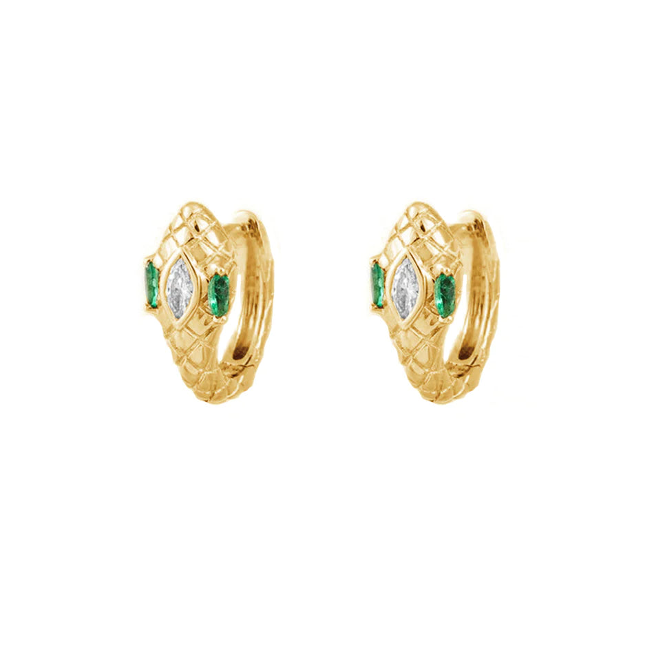 Aros de víbora esmeralda