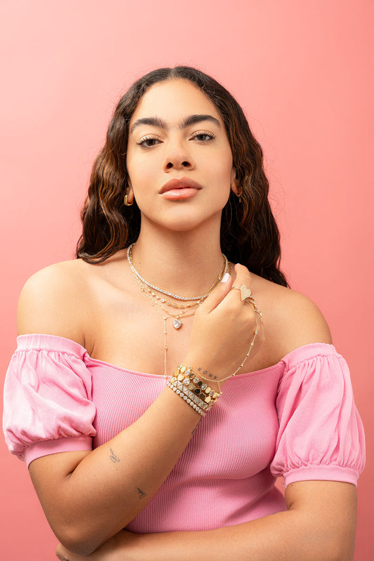 DBY Bezel Hand Chain