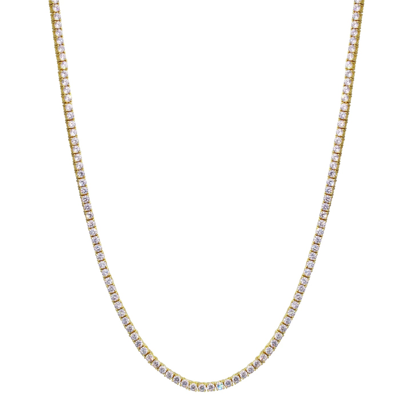 3mm - Classic Gold Tennis Choker