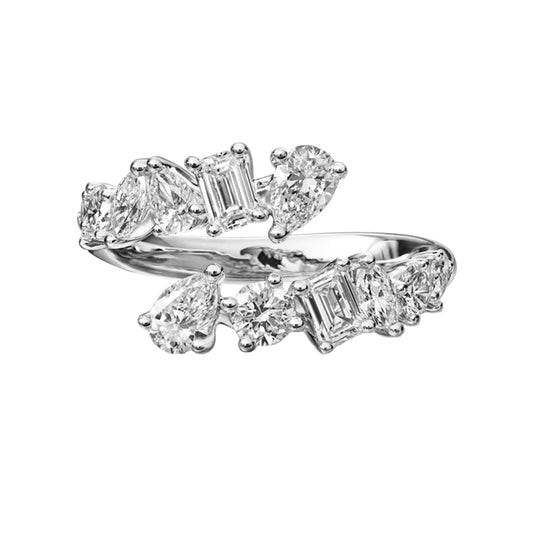 Multi Charm Open Ring