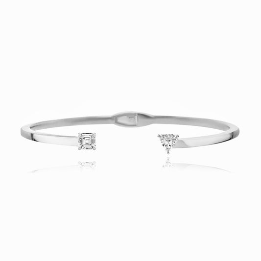 Fancy Charm Open Bangle