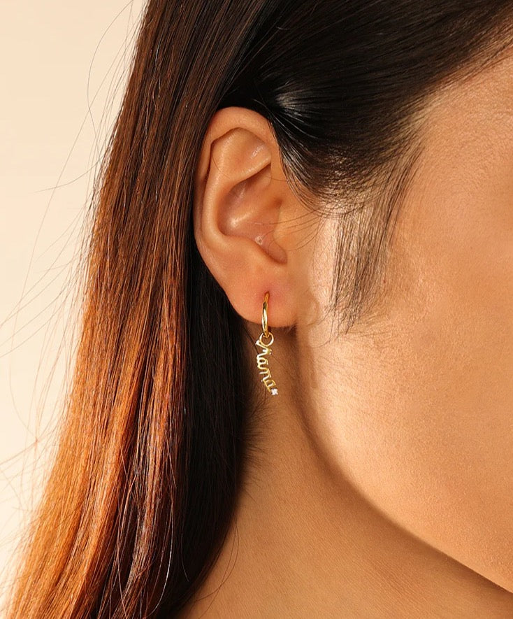 Pendientes colgantes MAMA