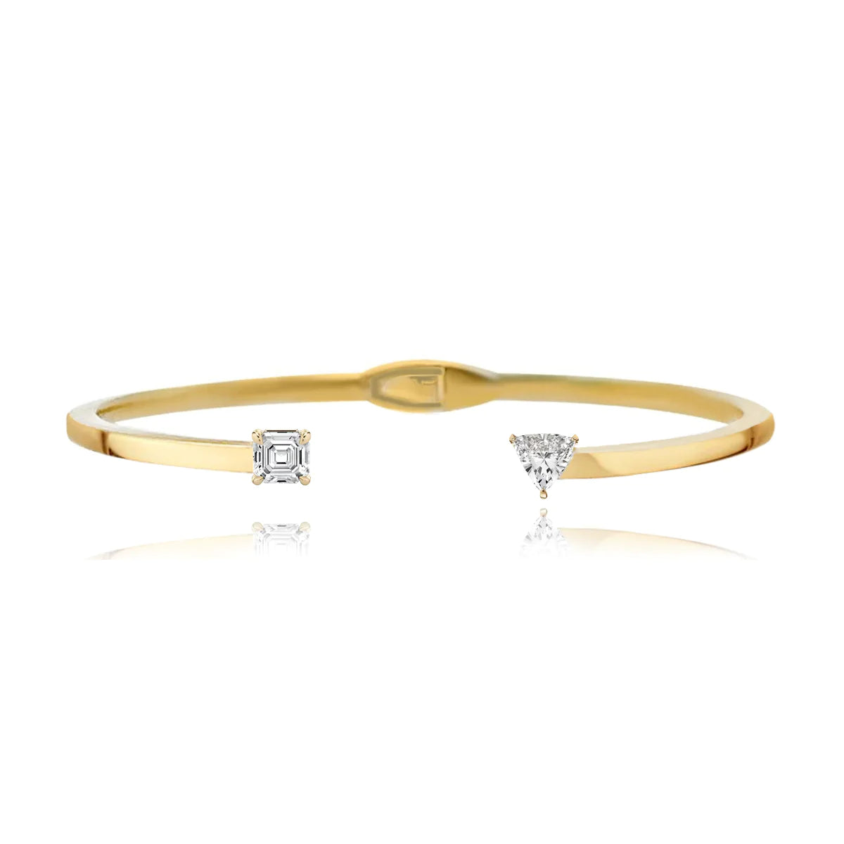 Fancy Charm Open Bangle