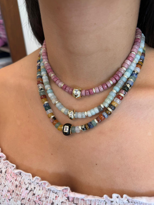 Mosaic Pukka Necklace